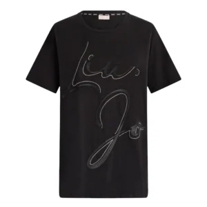 Liu Jo T shirt donna maniche corte TA5174JS923ECS M9132 Nero LiuJo
