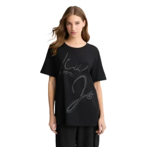 Liu Jo T shirt donna maniche corte TA5174JS923ECS M9132 Nero LiuJo