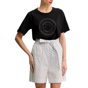 Liu Jo T shirt donna maniche corte TA5174JS923ECS M9291 Nero
