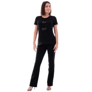 Liu Jo T shirt donna maniche corte TA5214JS003ECS M9116 Nero LiuJo