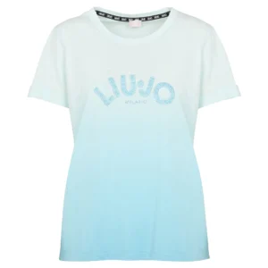 Liu Jo T shirt donna maniche corte TA5267JS923 M9112 Crystal Blu