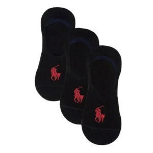 Polo Ralph Lauren tripack socks fantasmini 449655267002 Black
