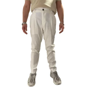 Beable pantaloni Riccardo LAQ S25 AVORIO