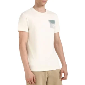 Calvin Klein T shirt uomo SOFT BOX MONOGRAM 30J327092YAC Beige