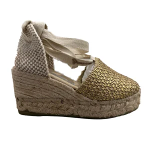 Espadrilles Valenciana Met 11559208V0009 Platino