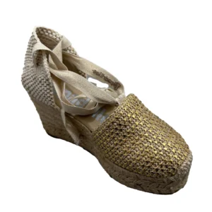 Espadrilles Valenciana Met 11559208V0009 Platino