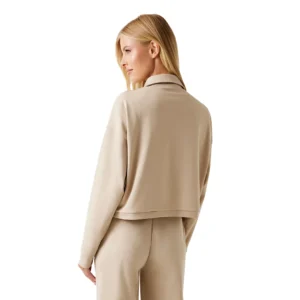 Guess Giacca con zip Carla V5YL08 KCX42 G1DR Beige