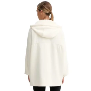 Guess Giacca con zip Peony V5YQ05 KBSL2 F0EP Avorio