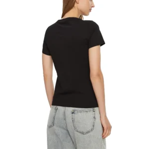 Guess T-Shirt Donna Triangle Love Tee W5I10 I3Z14 JBLK Black