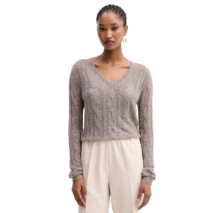 Guess Maglia + Top Izabella W5YR00 Z3HQ0 F1AX Fango