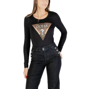 Guess T-Shirt Leo Triangle Tee W5BI75 J1314 JBLK Black