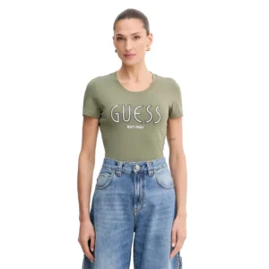 Guess T-shirt Logo W5YI05 J1314 G831 Green Lichen