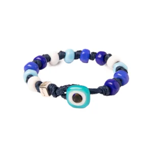 AUA Braccialetto Unisex con cordoncino blu Portofino