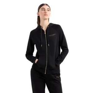 Armani Exchange Felpa donna 8NYM28 YJE5Z 52AK Black Gold