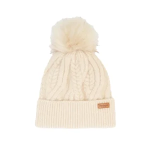 BARBOUR Cappello Elsdon Beanie Hat LHA0555 CR11 Eggshell