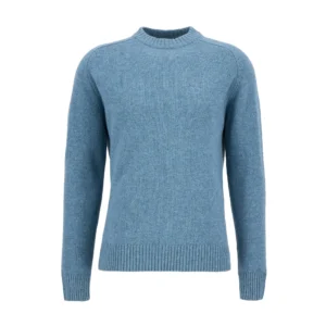 BARBOUR Pullover Grangetown merino Crew Neck MKN1584 BU43 Blue Stone