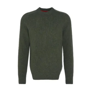 BARBOUR Pullover Grangetown merino Crew Neck MKN1584 OL54 Olive