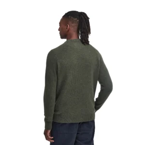 BARBOUR Pullover Grangetown merino Crew Neck MKN1584 OL54 Olive