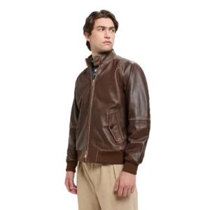 Baracuta Leather G9 Olde English Chocolate BRCPS1127 UT2995 711