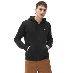 Dickies felpa con cappuccio e zip uomo DK0A4XD3BLK1 Black