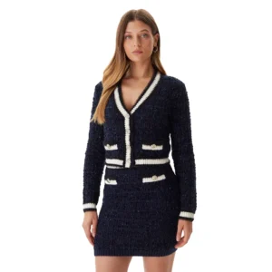 Guess Cardigan Aomori Yarn W5BR0E Z4090 F7EB Blu