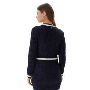 Guess Cardigan Aomori Yarn W5BR0E Z4090 F7EB Blu