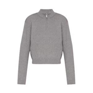 Guess Maglia con zip Harley W5BR29 Z0572 MCH Grigio