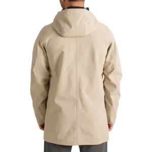 K-Way Giubbino Uomo Lungo Marlyn Bonded K7126UW B2A Beige Cashmere Blu