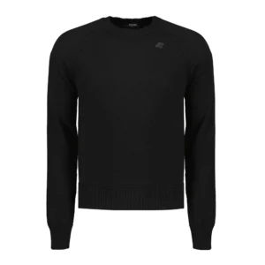 K-Way Pullover uomo Sebas Wool Cashmere K2142GW USY Black Pure