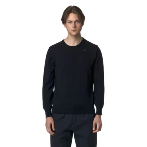 K-Way Pullover uomo Sebastien Merino K2142EW K89 Blue Depht