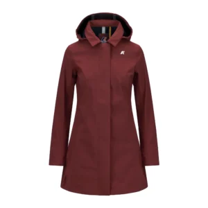 K-Way giaccone donna Mathy Bonded K2148BW B3P Red syrah blue Deep