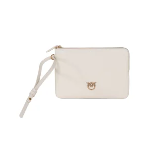 Pinko Bag Wristlet Vitello seta Bianco 104353 A0F1 Z14Q