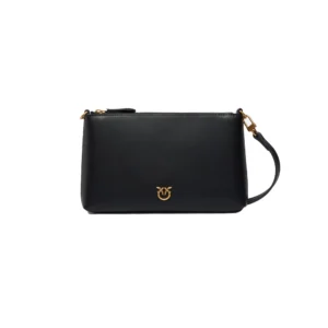 Pinko Flat Horizontal mini vitello seta Nero 104277 A0F1 Z99Q