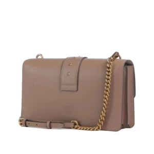 Pinko Love One Classic St Cl Vitello Seta Biscotto Zenzero 105857 A0F1 D01Q