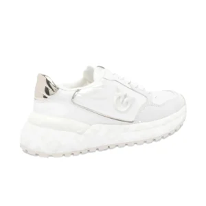 Pinko Sneaker Gem 07 Sneaker Cow SuedeNylonCalf Leather Yogurt SS0055P106DY7