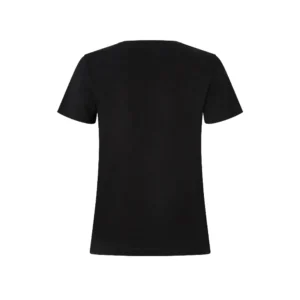 Pinko T-shirt Bussolotto Jersey Patch Ricamo Logo a Filo Nero 100355 A2RD Z99