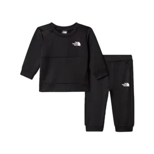The North Face Completo Bimba T-shirt Leggins BabyPerf Fleece Black NF0A8CV1JK31