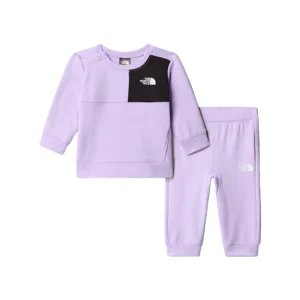 The North Face Completo Bimba T-shirt Leggins BabyPerf Fleece Lilac NF0A8CV1QZI1