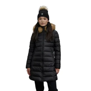 Blauer PIUMINO LUNGO CON PELLICCIA KRISTIN 25WBLDK03103 6047 999 NERO