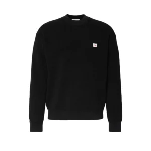 Calvin Klein Maglione uomo Cotton Waffle LV04RD313GUB1 Black