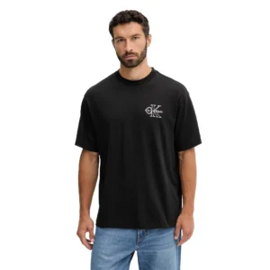 Calvin Klein T-shirt uomo Micro Monolog LV04RC856GUB1 Black