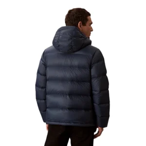 Calvin Klein Uomo Giubbino Nylon zip Off Hood Down LV04RC518GPPK Ink