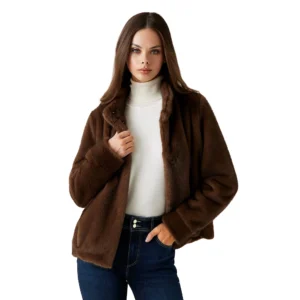 Guess Pelliccia Luna Donna W5BL64 W3920 F18S Cold Brew Multi