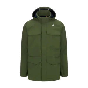 K-Way Manphy Bonded K7126VW AF0 Green Blackish Blue Depht