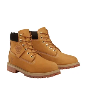 Timberland Stivali ragazza Premium 6 in Lace Waterproof Boot Wheat TB112909713