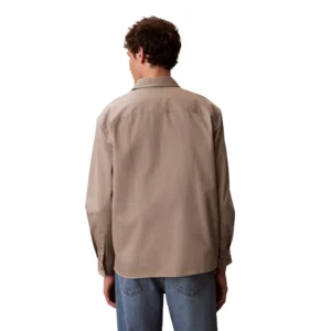 Calvin Klein Camicia Utility Chino Relaxed Overshirt LV04RF408GRAK Vintage