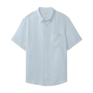 Calvin Klein Camicia solid casual classic linen LV04RF120GCIQ Plein air