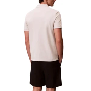 Calvin Klein Polo Monogram pique LV040EM2692JX Oatmeal