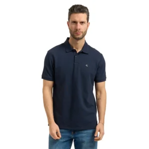 Calvin Klein Polo Monogram pique LV040EM269CEF Dark Sapphire