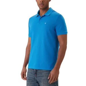 Calvin Klein Polo Monogram pique LV040EM269CFM French blue